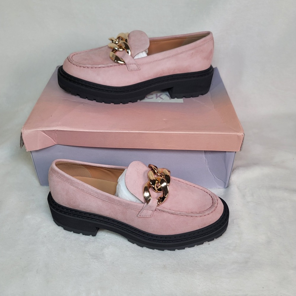 Lisa Vicky Pink Chunky Penny Loafers Barbie Bratz Coquette Academia Party 7.5M